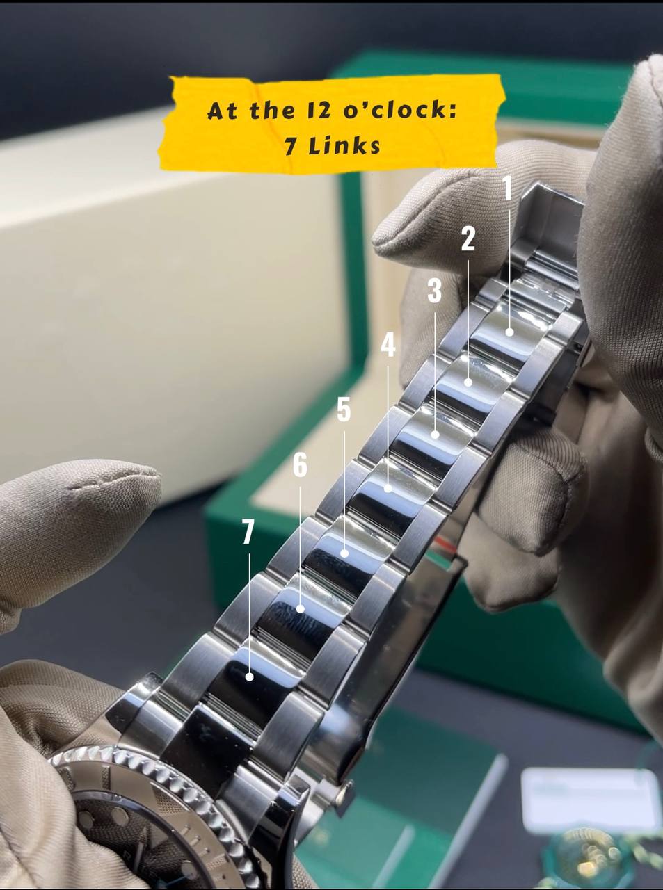 Rolex Yacht Master Link Count