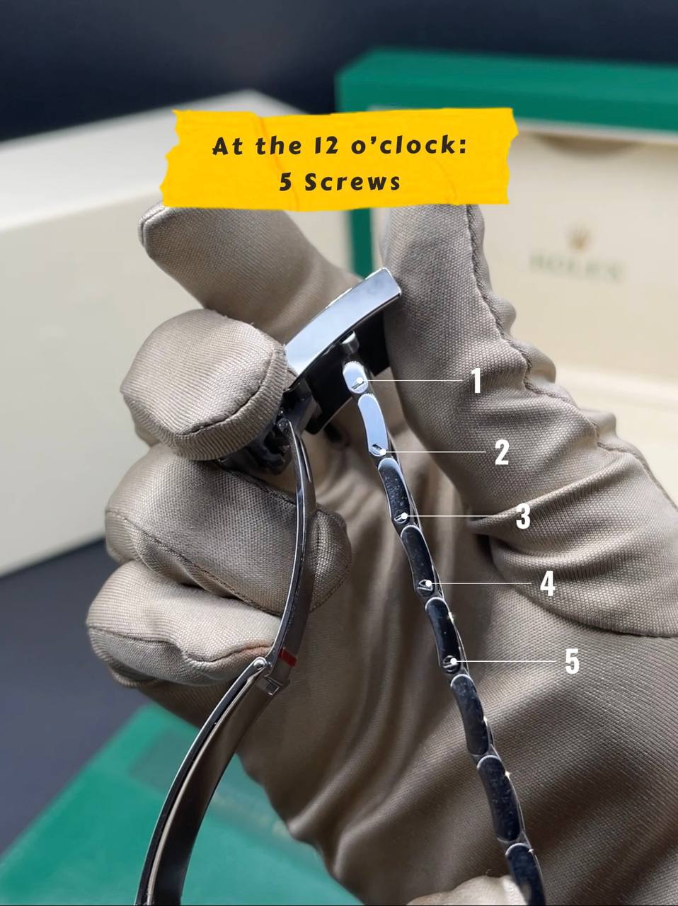 Rolex Yacht Master Link Count
