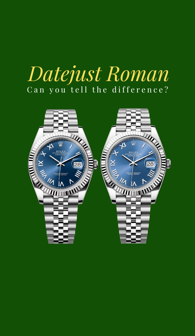 new vs old datejust roman